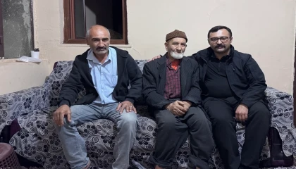 Aksu TV’deki duygu yüklü görüntülerin kahramanı Kerim Ali Amca’ya Şahbaz Derneği’nden ziyaret