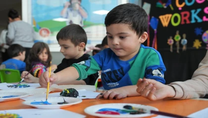 Ankara Keçiörenli çocuklar Workshop ile doyasıya eğlendi