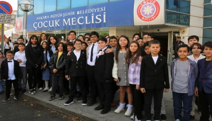 Ankara’nın çocukları meclis başkanını seçti