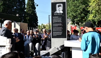 Antalya Muratpaşa’da Topçu Yüzbaşı Aker unutulmadı