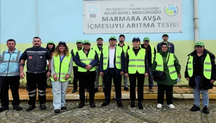 Balıkesir’de Avşa İçme Suyu Arıtma Tesisi’ne teknik inceleme