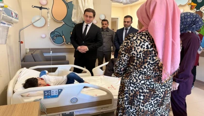 Batman Sason’da Kaymakam Başar’dan hastane ziyareti