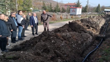 Bozüyük’te içme suyu müjdesi... Muratdere’ye 4 bin 500 metrelik yeni hat