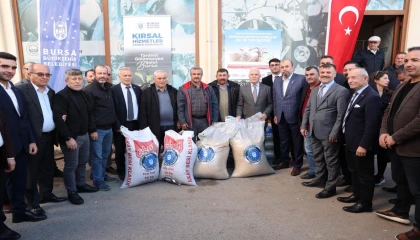 Bursa Büyükşehir’den hayvancılığa güçlü destek