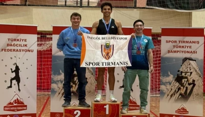 Bursa İnegöllü sporcu Türkiye Şampiyonu oldu