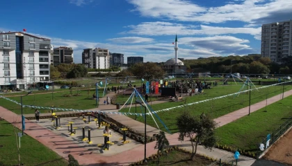 Bursa Nilüfer’de Kardelen Parkı ve Koşu Yolu açıldı