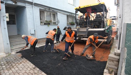 Bursa Osmangazi’de eski asfaltlar yenileniyor