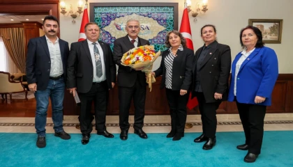 Bursa Valisi Ayyıldız’a TÜED Uludağ Şubesi’nden nezaket