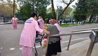 Bursa’da huzurevinde deprem ve yangın tatbikatı