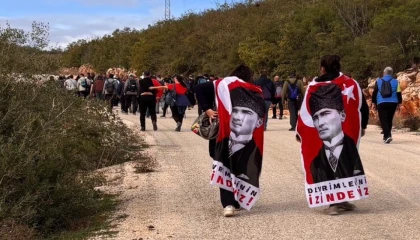Bursa’da Nilüferliler, Mysia Yolları’nda Ata’yı andı