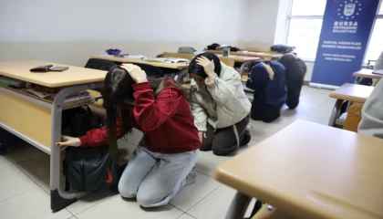 Bursa’da YKS Merkezi’nde deprem tatbikatı