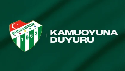 Bursaspor, forma göğüs sponsoru olmadan sahaya çıkacak