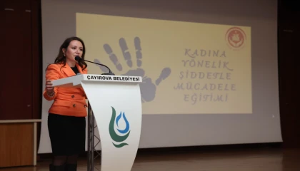 Çayırova’da kadına yönelik şiddetle mücadele eğitimi