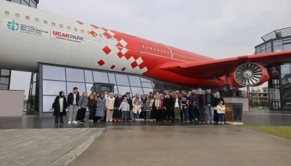 Çayırovalı özel öğrenciler, Uçak Park’ı ziyaret etti