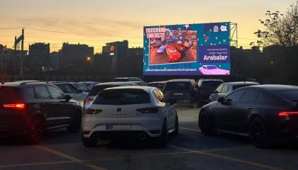 CSO Ada Ankara’da arabalı sinema keyfi