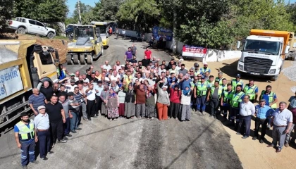 Denizli’de 228 kilometrelik yol atağı