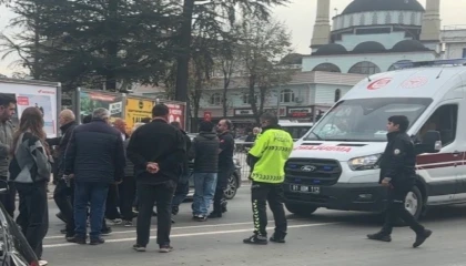 Düzce’de otomobil motosiklete çarptı: 1 yaralı