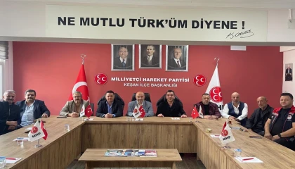 Edirne Keşan’da Tarım İlçe Müdürü Olcay Karbuz’dan MHP’ye ziyaret