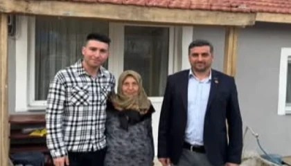 Edirne Uzunköprü’de dayanışma örneği! Besmiye teyze yeni evine kavuştu