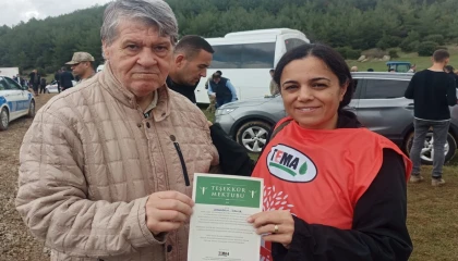 Erdoğan Demir’e TEMA’dan teşekkür belgesi