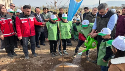Erzurum’da ’Aile Hatıra Ormanı’ kuruldu