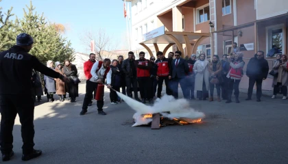 Erzurum’da Aile ve Sosyal Hizmetler’den farkındalıklı tatbikat
