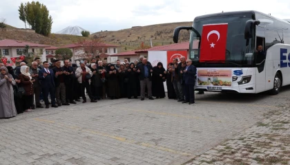 Erzurum’dan 36 şehit yakını aile Çanakkale’ye uğurlandı