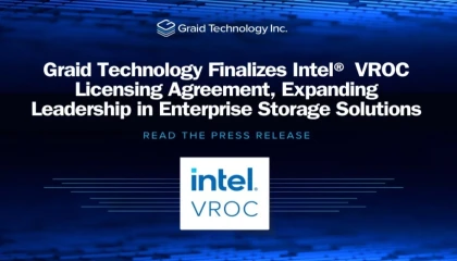 Graid Technology, Intel VROC lisans anlaşmasını tamamladı... Graid, kurumsal depolamada liderliği genişletiyor