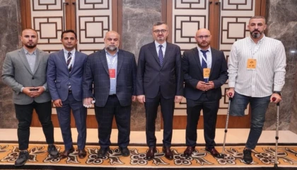 İletişim Başkanı Duran, Gazze’de görev yapan gazetecilerle buluştu