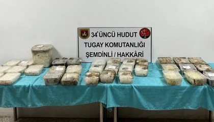 İran sınırında 81 kilogram uyuşturucu ele geçirildi