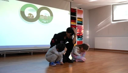 İstanbul Maltepe’de ara tatilde miniklere afet eğitimi