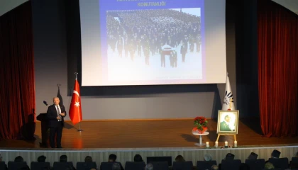 İzmir Karabağlar’da duygu dolu 10 Kasım söyleşisi