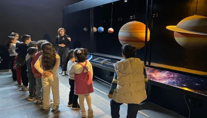 İzmir’de hayallerini çizen 650 çocuk Uzay Kampüsü’nde buluştu