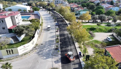 İzmir’de Urla’ya iki caddeye yeni çehre 