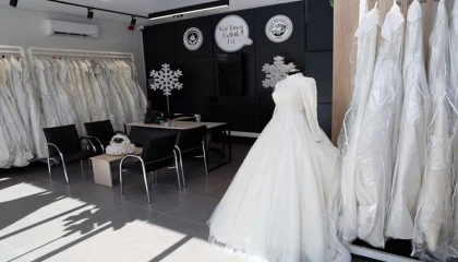 Kar Tanesi Gelinlik Evi’ne Kayseri Talaslılardan yoğun ilgi