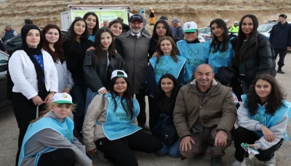 Kayseri Kocasinan’da mavi ile yeşil buluşuyor