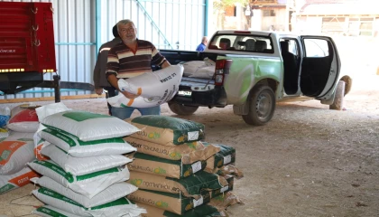 Kocaeli Büyükşehir’den yangın mağduru üreticilere destek