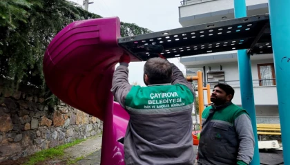 Kocaeli Çayırova’da iki park daha yenileniyor