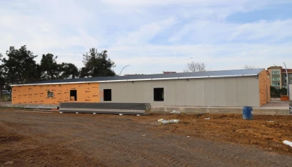 Kocaeli Gebze’de geçici kaymakamlık binasında çalışmalar sürüyor