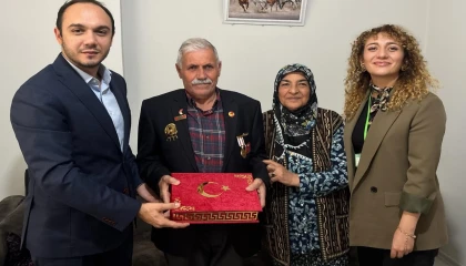 Kocaeli Gebze’de Kıbrıs Gazilerine minnet ziyareti