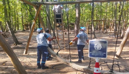 Kocaeli Ormanya’da oyun gruplarına periyodik bakım