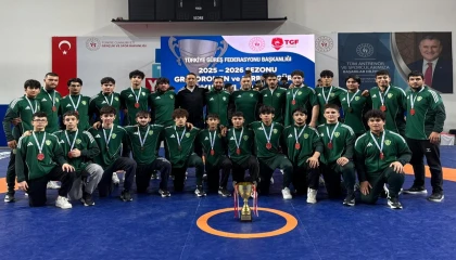 Konya Karataylı yıldız güreşçilerden Türkiye ikinciliği