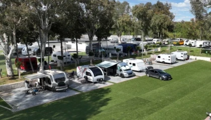 Konyaaltı Karavan Park’ta 8 bin tatilci ağırladı