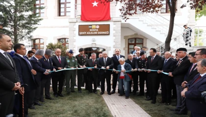 Konya’da yenilenen Şehit Aileleri Derneği binası açıldı