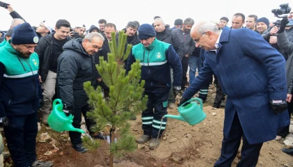 Malatya Beydağı’nda 10 bin 444 fidan toprakla buluştu