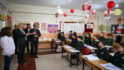 Malatya’da Başkan Er’den Mehmet Emin Bitlis İlkokulu’na ziyaret