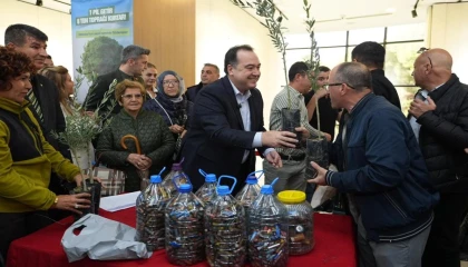 Manisa’da atık piller fidana dönüşüyor