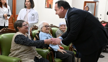 Manisa’da huzurevi ziyareti! Yaşlılara yeni proje sözü