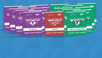 MEBİ YKS tarama testi kitapları yayımlandı