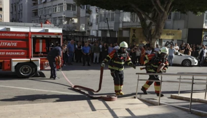 Mersin Büyükşehir’de yangın tatbikatı